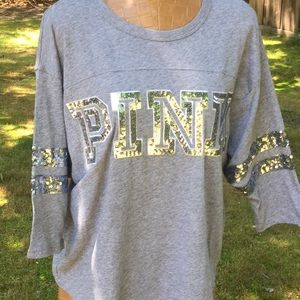 Sequin pink T-shirt